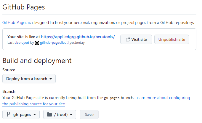 Doc Deployment Config